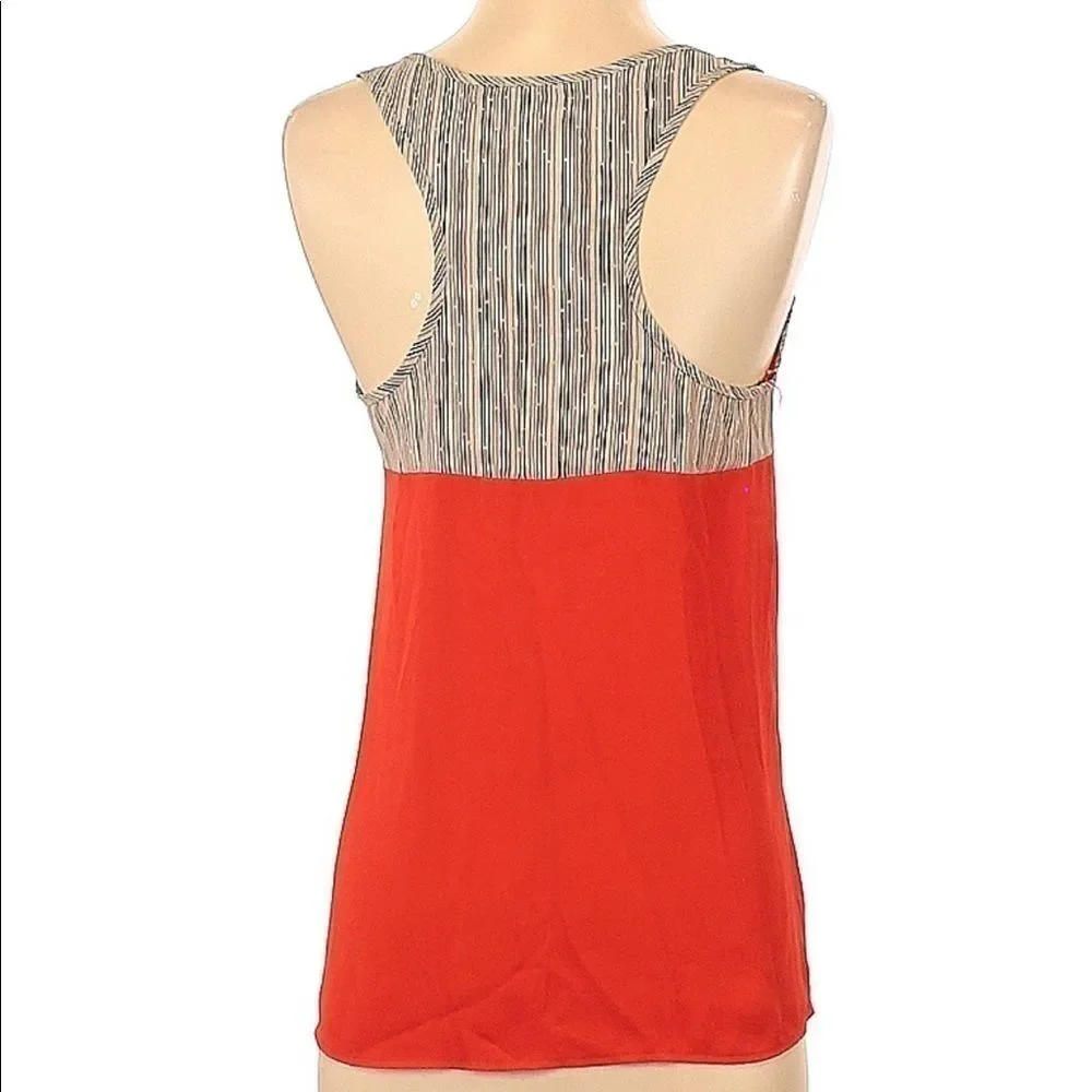 Sweet Rain size small orange stripped tank top